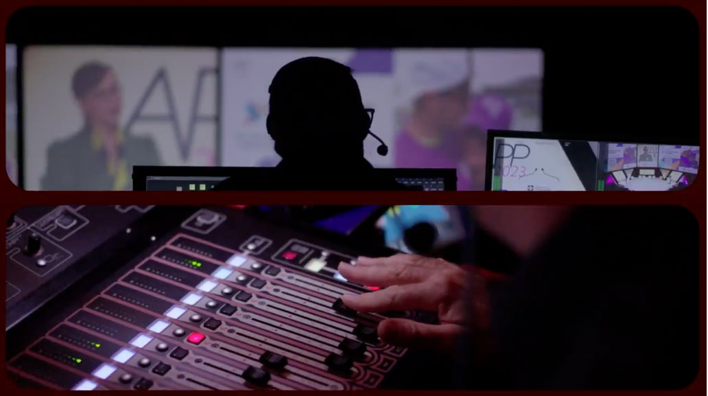Behind the scenes shot of Inceptive at APP23